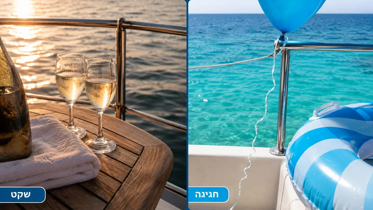 ההבדל בין חבילות השכרת יאכטה