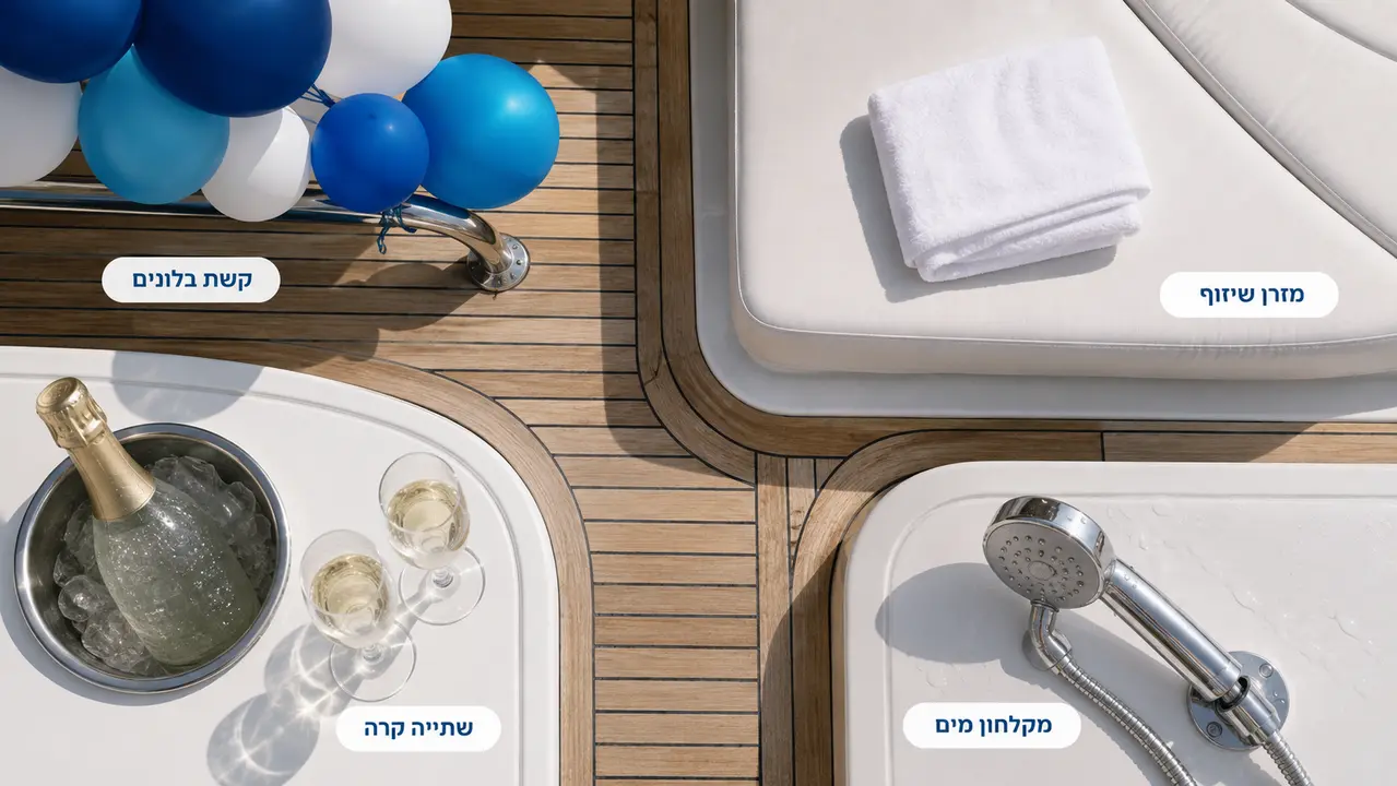 מה כלול בכל הפלגה