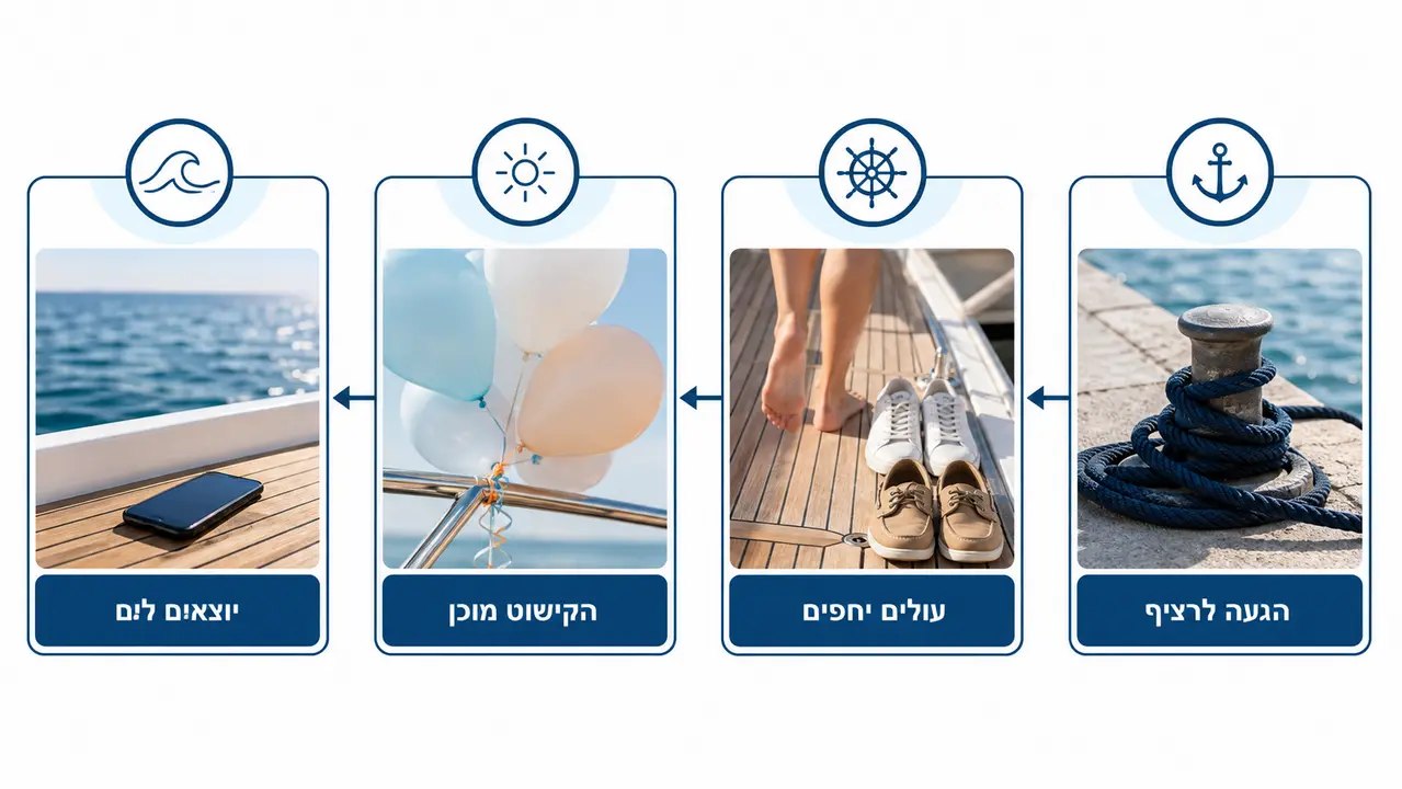 איך זה נראה בפועל מהרציף